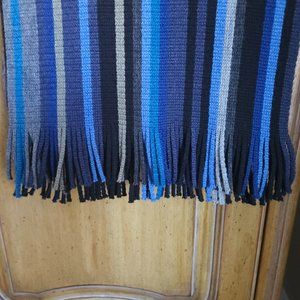 BOLD MULTI-STRIPE ACRYLIC SCARF